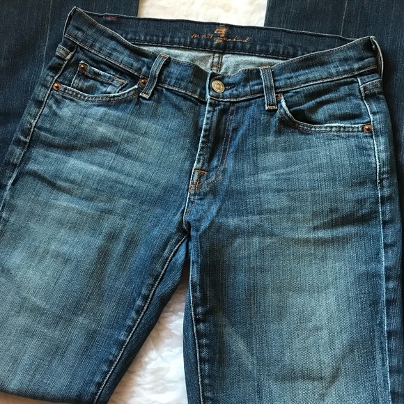 7 For All Mankind Jeans 7fam Bootcut Denim Jeans Size 28 Poshmark